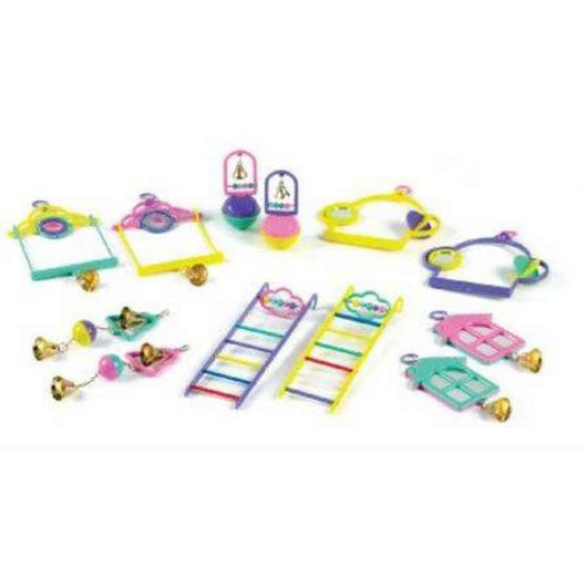 Classic Popular Bird Toys Assortment x12 Classic