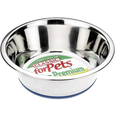 Classic Stainless Steel Non-Slip Dish 27cm x 6 Classic