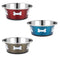 Classic Posh Paws Stainless Steel Non-Slip 900ml x 6