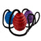 Classic Rubber Oval Ball on a Rope 100mm x 6
