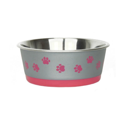 Classic Hybrid Pink Paws Dish 700ml x 6 Classic