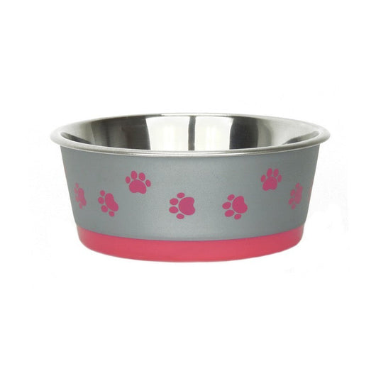 Classic Hybrid Pink Paws Dish 700ml x 6 Classic
