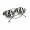 Classic Anti-Tip Twin Feeder & Dishes 950ml x 2