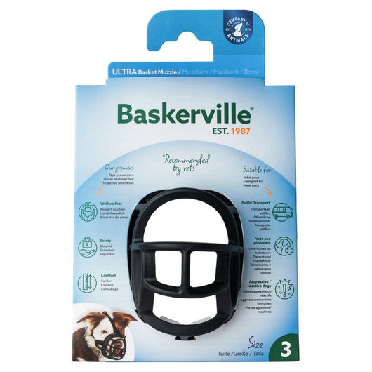 Baskerville Ultra Basket Muzzle Size 3 Baskerville