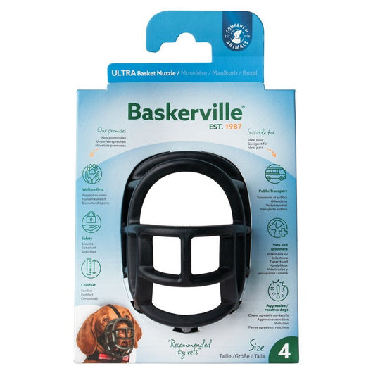 Baskerville Ultra Basket Muzzle Size 4 Baskerville