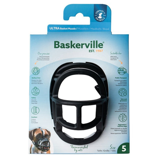 Baskerville Ultra Basket Muzzle Size 5 Baskerville