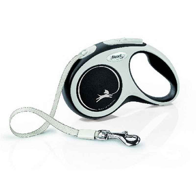 Flexi Comfort Tape Dog Lead Small Black 5m Flexi