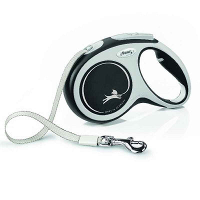 Flexi Comfort Tape Dog Lead Medium Black 5m Flexi