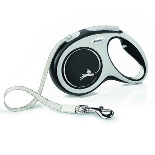 Flexi Comfort Tape Dog Lead Medium Black 5m Flexi