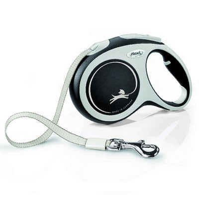 Flexi Comfort Tape Dog Lead Large Black 5m Flexi