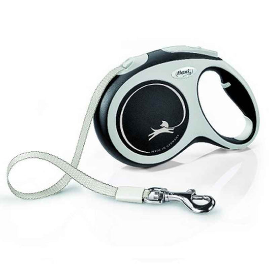 Flexi Comfort Tape Dog Lead Large Black 5m Flexi