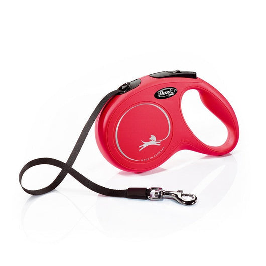 Flexi Classic Tape Dog Lead Medium Red 5m Flexi