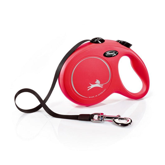 Flexi Classic Tape Dog Lead Large Red 5m Flexi