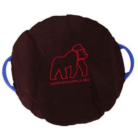 Red Gorilla Fabric Tub Cover Medium/Large Black Red Gorilla