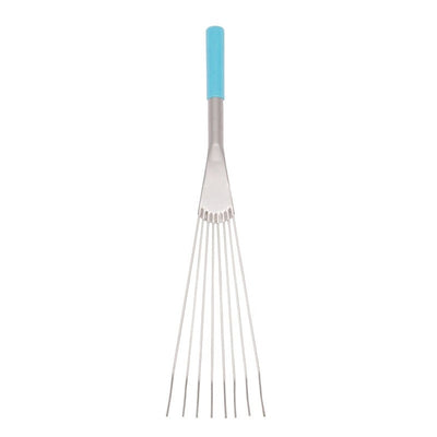 Red Gorilla Big Tidee Metal Short Handle Rake Sky Blue Only Red Gorilla