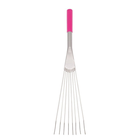 Red Gorilla Big Tidee Metal Short Handle Rake Pink Only Red Gorilla
