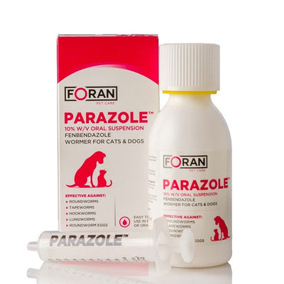 Foran Parazole Wormer for Cats & Dogs 100ml Foran Equine