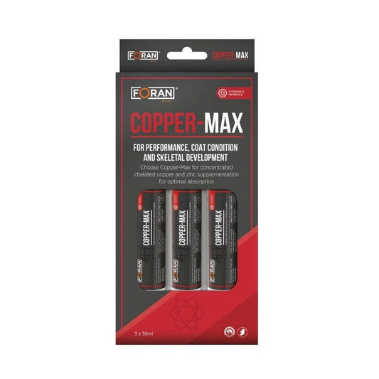 Foran Copper-Max Paste Syringe Triple Pack 30g x 3 Foran Equine