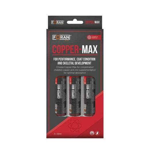 Foran Copper-Max Paste Syringe Triple Pack 30g x 3 Foran Equine