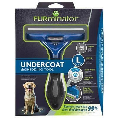 Furminator Large Long Hair Dog DeShedding Tool FURminator