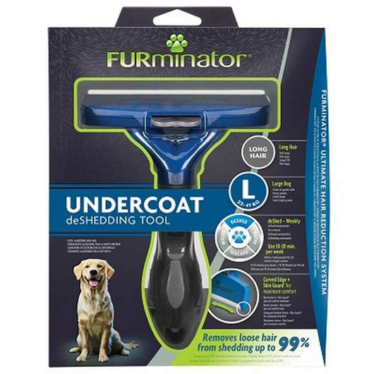 Furminator Large Long Hair Dog DeShedding Tool FURminator