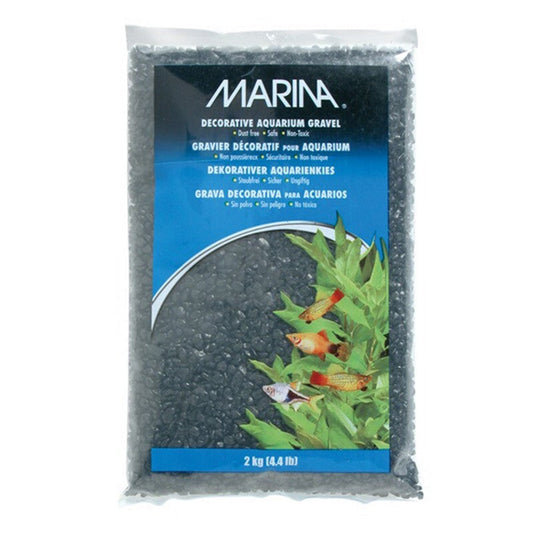 Marina Aquarium Gravel Black 2kg Marina