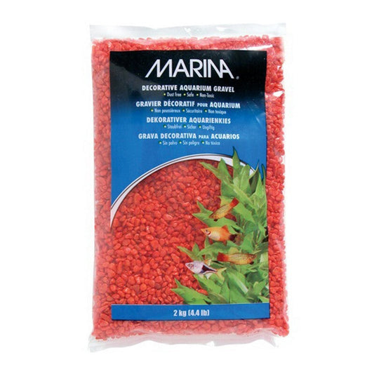 Marina Aquarium Gravel Orange 2kg Marina
