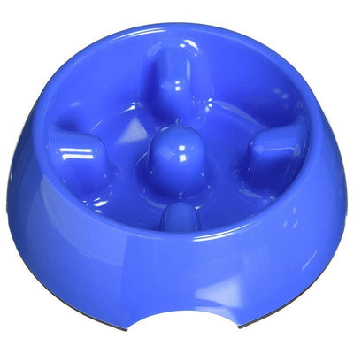 Dogit Anti Gulping Bowl Blue - Medium Dogit