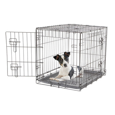 Dogit 2 Door Black Dog Crate - Small Dogit
