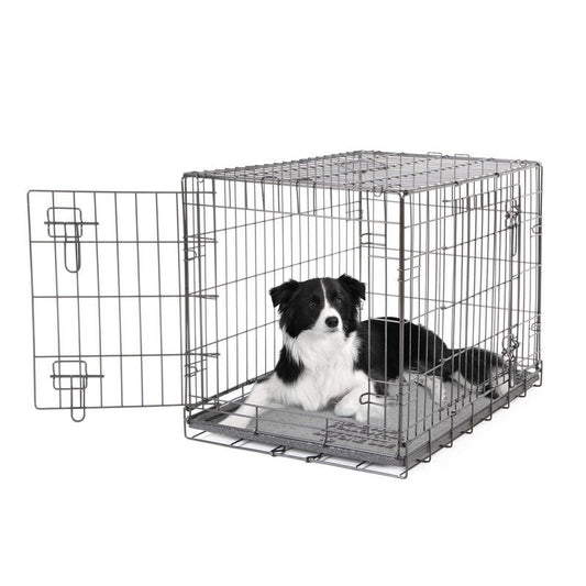 Dogit 2 Door Black Dog Crate - Medium Dogit