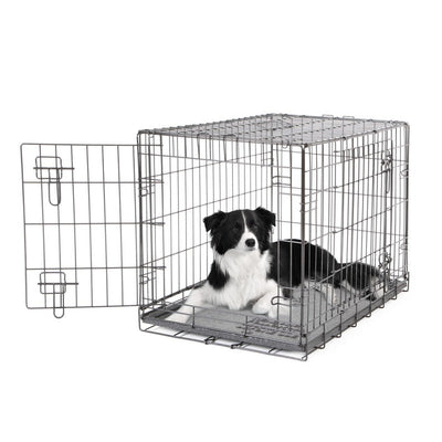 Dogit 2 Door Black Dog Crate - Medium Dogit