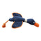 House of Paws Canvas Duck Thrower Dog Toy Navy