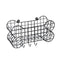 House of Paws Dog Bone Wire Storage Shelf Small