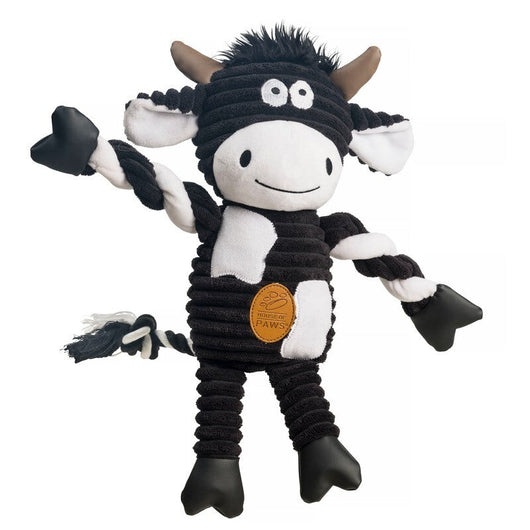 House of Paws Cow Jumbo Cord Dog Toy House of Paws