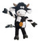 House of Paws Cow Jumbo Cord Dog Toy