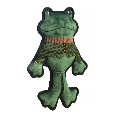 House of Paws Green Tweed Frog Dog Toys House of Paws