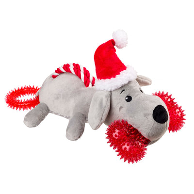 House of Paws Christmas Santa Paws Dog Toy