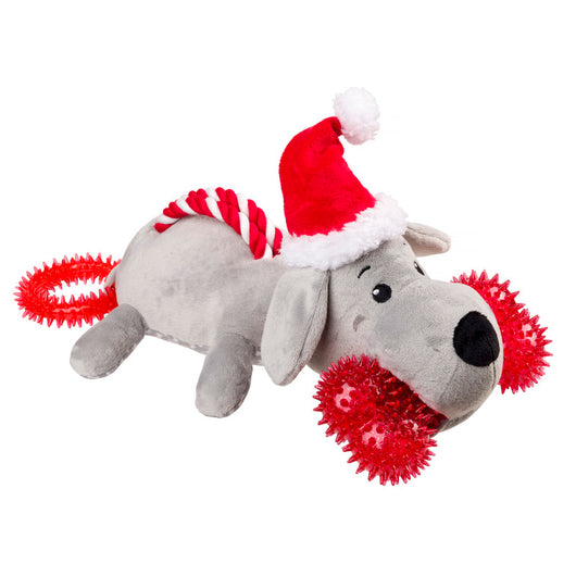 House of Paws Christmas Santa Paws Dog Toy