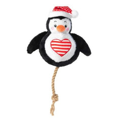 House of Paws Christmas Penguin Snowball Dog Toy