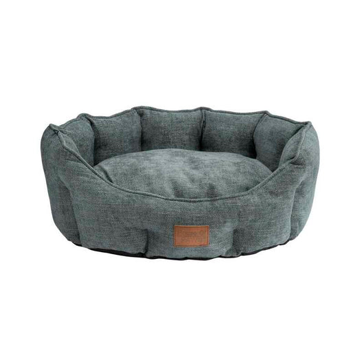 House of Paws Green Chenille Oval Nesting Bed Medium