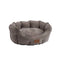 House of Paws Mocha Chenille Oval Nesting Bed Small