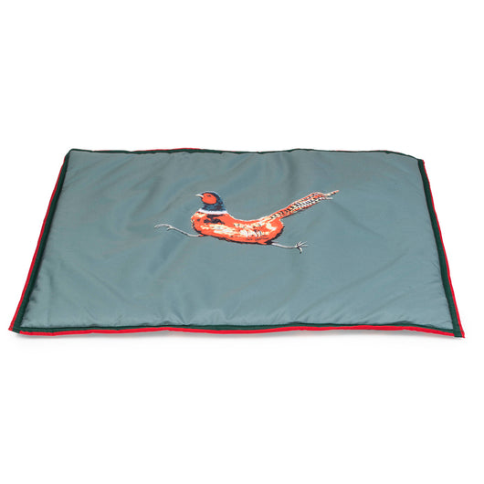 House of Paws Green Pheasant Water Resistant Boot Mat Large/XLarge
