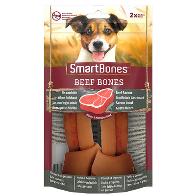 SmartBones Beef Medium Dog Treats 8 x 2 Pieces SmartBones
