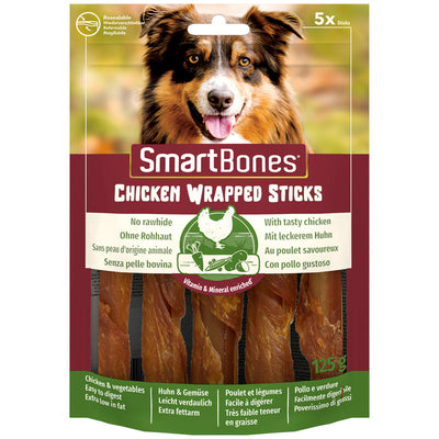 SmartBones Chicken Wrapped Sticks Medium 11 x 5 Pieces SmartBones