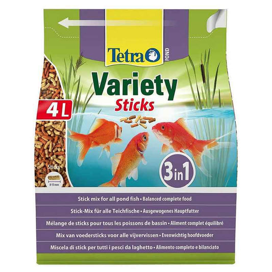Tetra Pond Variety Sticks Bag 4L Tetra