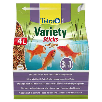 Tetra Pond Variety Sticks Bag 4L Tetra