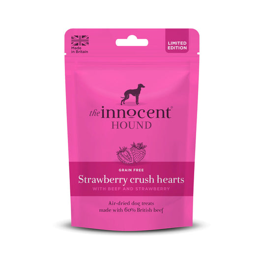 Innocent Hound Strawberry Crush Hearts Beef with Strawberry 70 g Innocent Hound