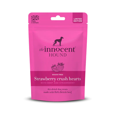 Innocent Hound Strawberry Crush Hearts Beef with Strawberry 70 g Innocent Hound