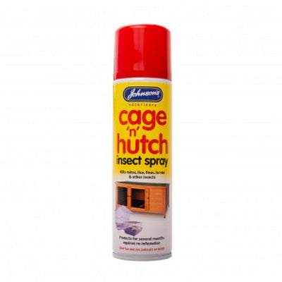 JVP Cage n Hutch Insect Spray 250ml x 6 Johnsons Veterinary Products