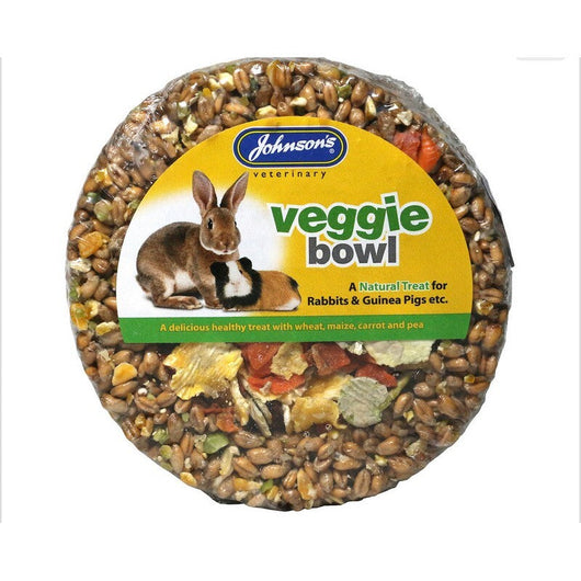 JVP Veggie Bowl Small Animal Treats 150g x 8 Johnsons Veterinary Products